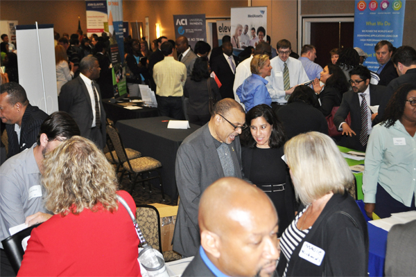 Atlanta, GA Tech Job Fair participants