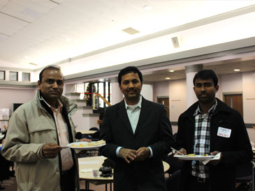Srinivas Veeramasu, Vice-President, Advent Global Solutions; Sree, Director, Incessant; Rajesh, Stansource Inc