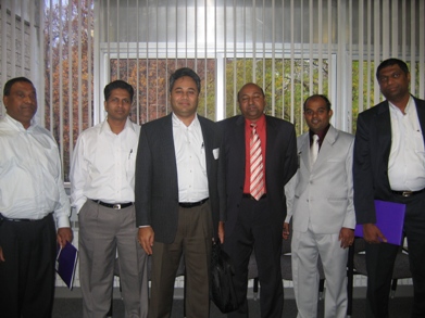 CEO's meeting with Nortel Government Solutions Vice President Anil Patibandla