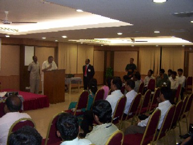 Shri. Damodhar Reddy, IT Minister, AP addressing RPO Conference