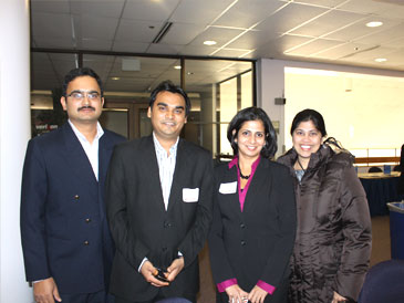 Mahesh, Resourcesys Inc; Ashwin Saboo, BDM, Vedi Technologies, Inc; Mrunal, Accounts Manager, Enterprise Business Solutions, Inc; Anna Kolluri, CEO, Resourcesys Inc