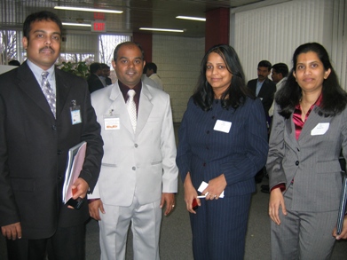 Ravi Venugopal & Prabakaran Murugaiah, CEO, TechFetch.com & Malathi Iyer, BDM, 3S USA Inc & Sri